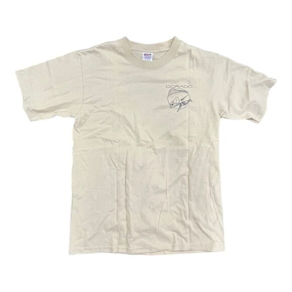 Y2K Dorado Fishing themed T-shirt size medium anvil brand shirt - Picture 3 of 5